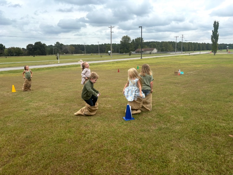 Kindergarten celebrated the end of their Knowledge Unit: Nursery Rhymes & Fables with Nursery Rhyme Olympics