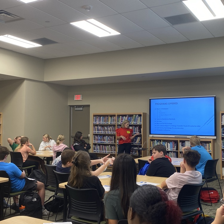 Thank You to BRTC for coming and visiting with GCTJHS Career Development classes!  Learning about future possibilities as students explore their interests. Great Day To Be A Jr Eagle! 🦅 