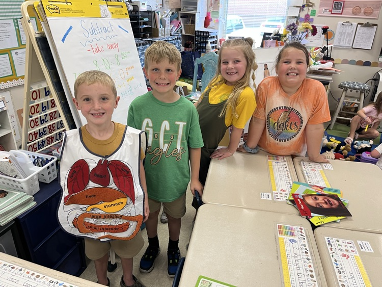 Mrs. McMillon’s class celebrated with “Dr. Day” to conclude their study of the human body.