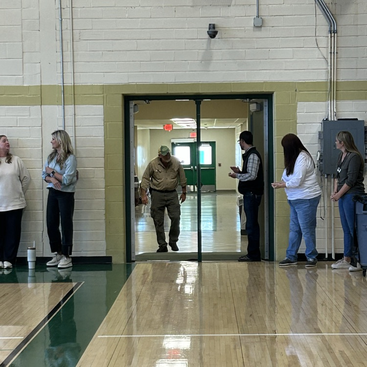 Mr. Newberry was voted by students as our support staff member of the month. Great day to be a Junior Eagle! 🦅 