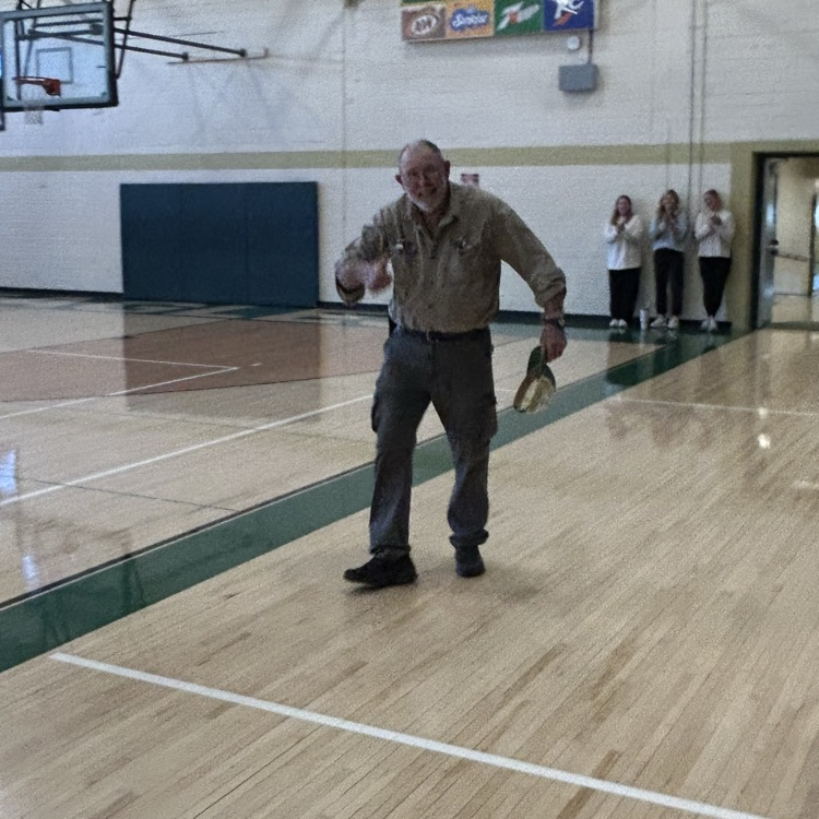 Mr. Newberry was voted by students as our support staff member of the month. Great day to be a Junior Eagle! 🦅 