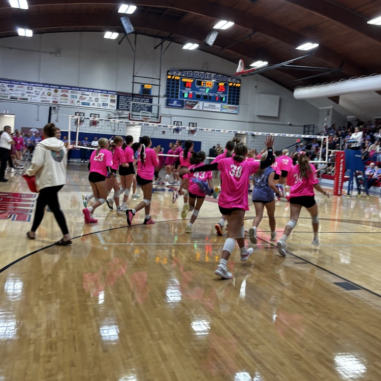 Great day to be a junior eagle volleyball player! Volleyball girls sweep Paragould in 2 games (25-18 & 25-19)
