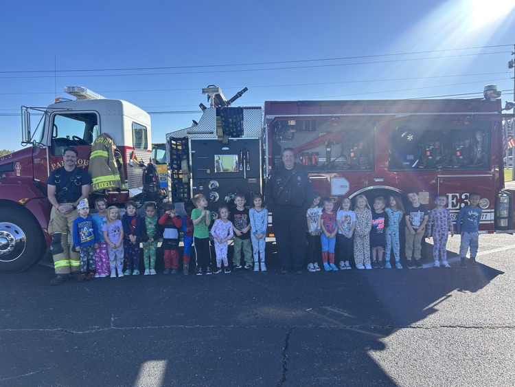 Our class enjoyed Pajama Day and Community Helper Day today!