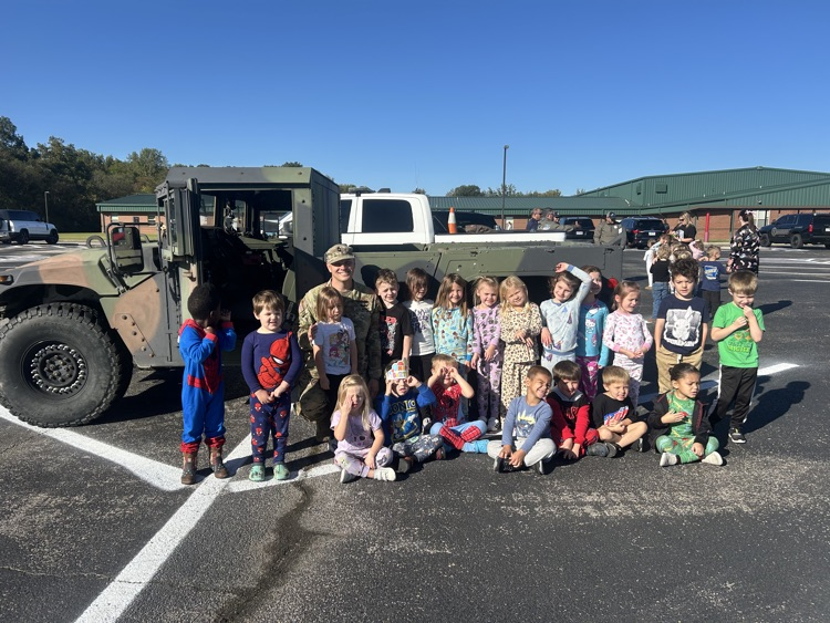 Our class enjoyed Pajama Day and Community Helper Day today!