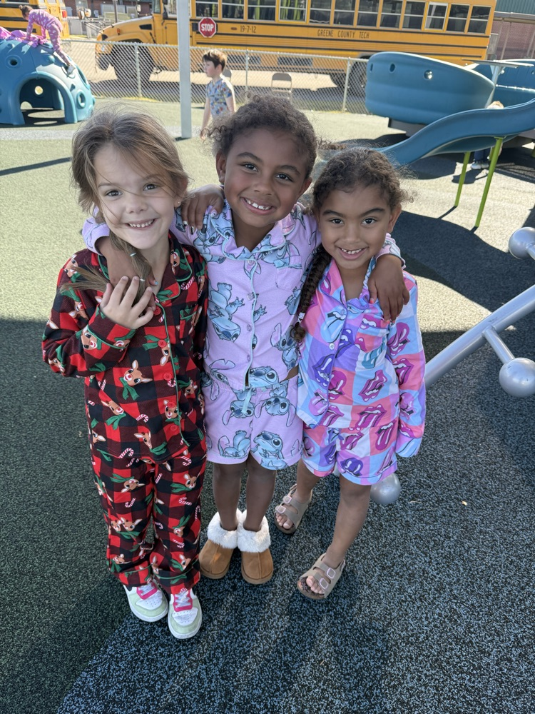 Our class enjoyed Pajama Day and Community Helper Day today!