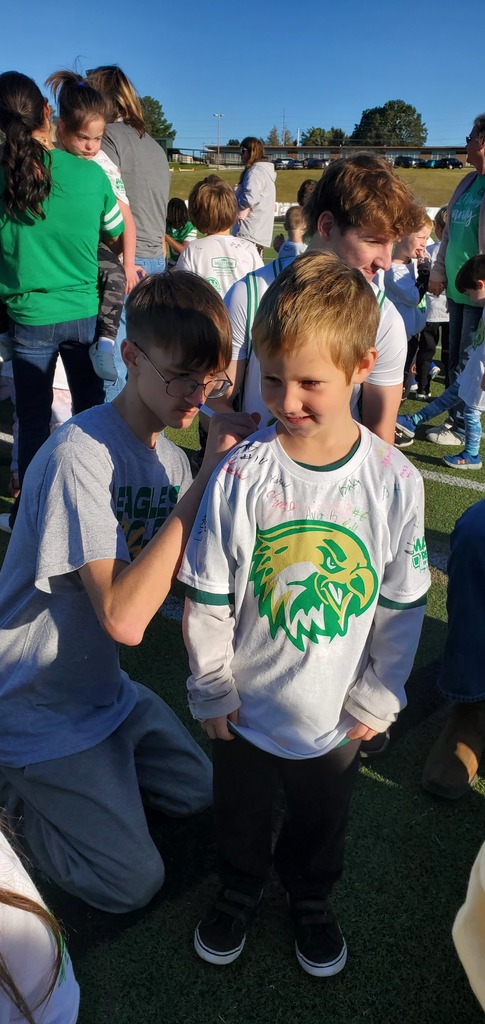 🦅💚 2025 GCT Primary Passing Down Eagle Pride! 💚🦅  It’s one of our favorite GCT Primary traditions for Kindergarten students! Our high school students officially passed down their Eagle Pride to the next generation of Eagles. 💫