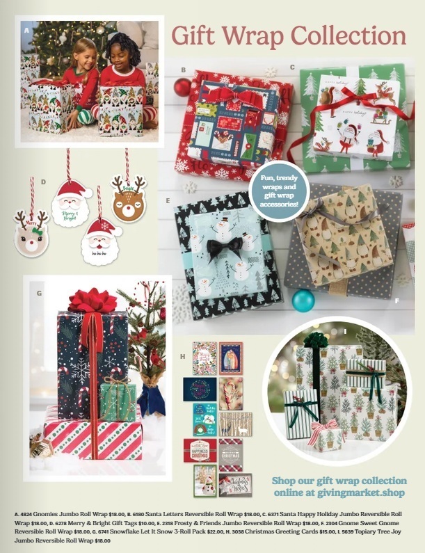 Gift Wrap - Catalog Page