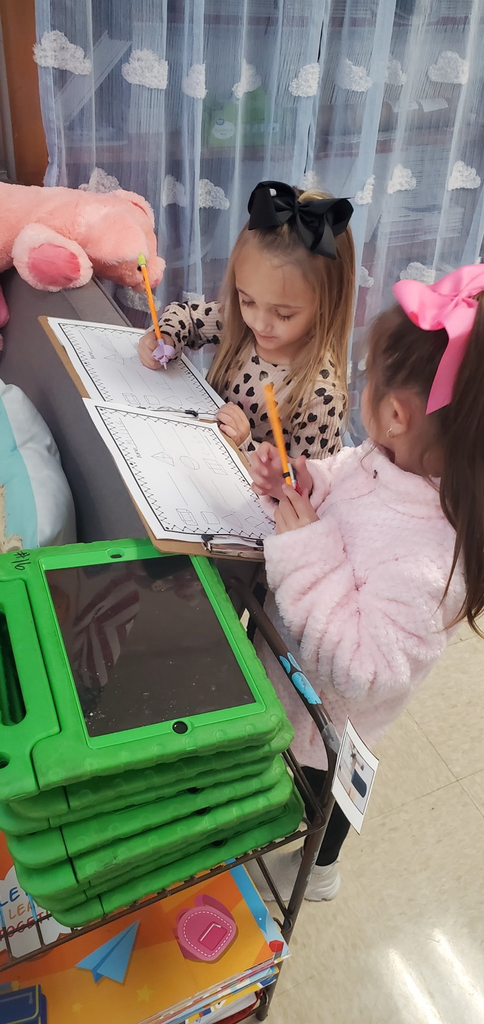 Mrs. Melissa's class made learning math shapes fun with Write The Room 2D/3D Shapes !!