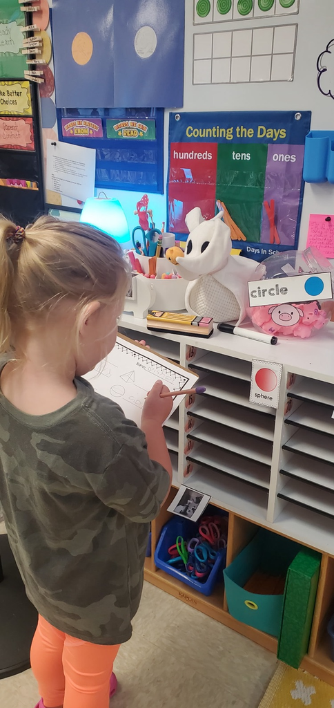 Mrs. Melissa's class made learning math shapes fun with Write The Room 2D/3D Shapes !!