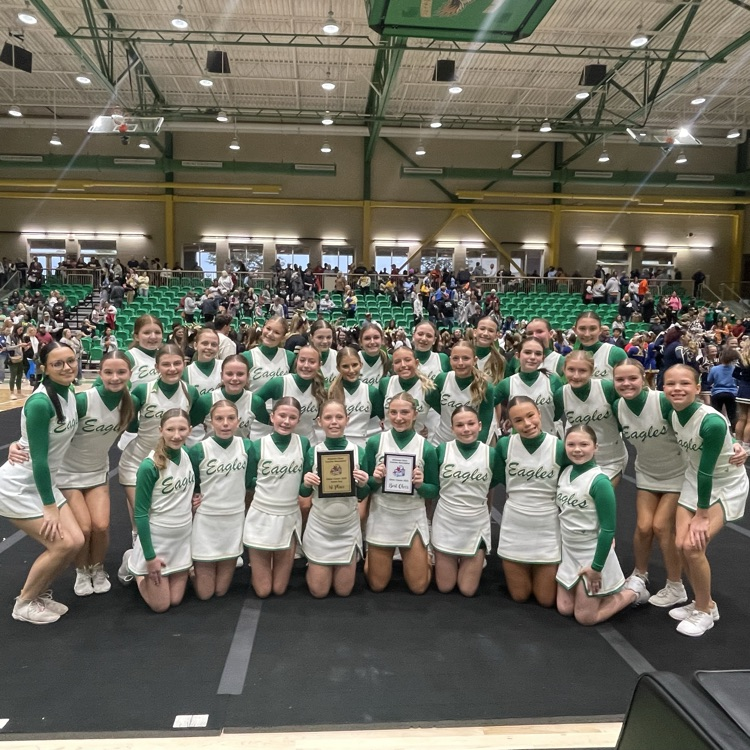 Congrats to Jr high cheer who won 1st place in Game day and 1st place in Best Cheer today! Great Day To Be A Jr High Cheerleader! ๐ฆ