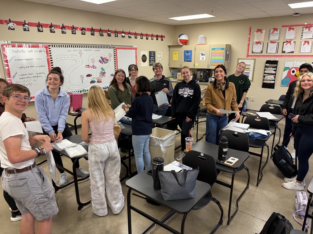 Student Council packing supplies