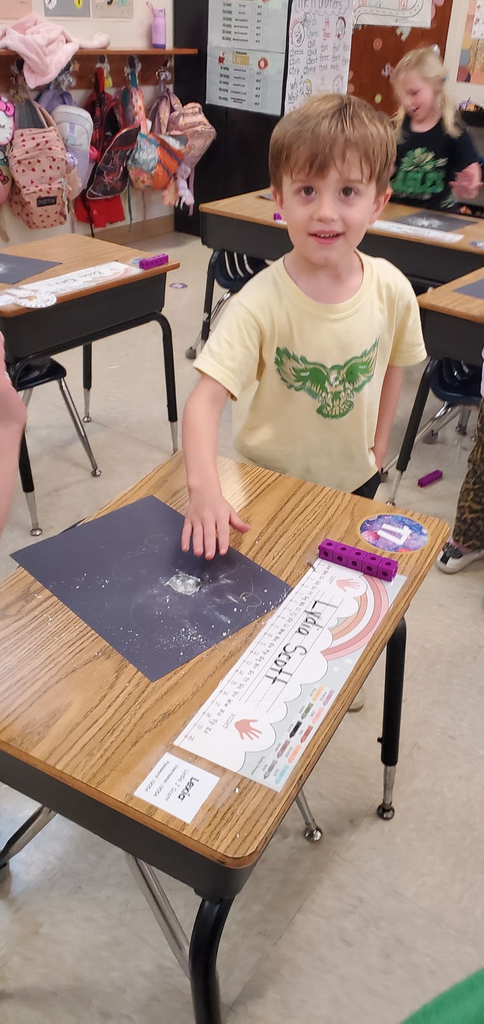 Mrs. Melissa's class enjoyed a hands-on experience from our Knowledge Unit on Pollinators... we became the bees and helped spread pollen to everyone's flowers!