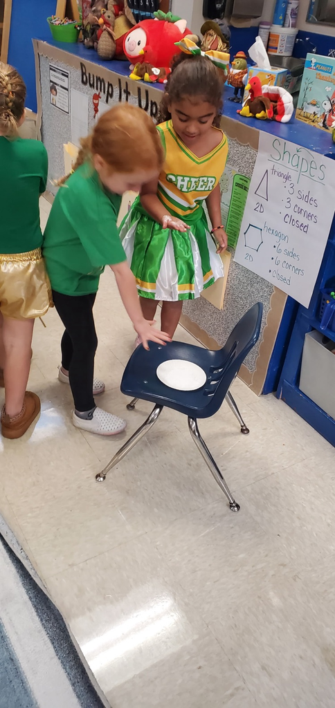 Mrs. Melissa's class enjoyed a hands-on experience from our Knowledge Unit on Pollinators... we became the bees and helped spread pollen to everyone's flowers!