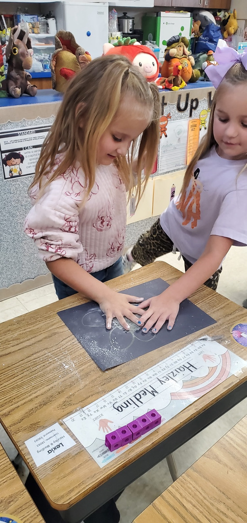 Mrs. Melissa's class enjoyed a hands-on experience from our Knowledge Unit on Pollinators... we became the bees and helped spread pollen to everyone's flowers!