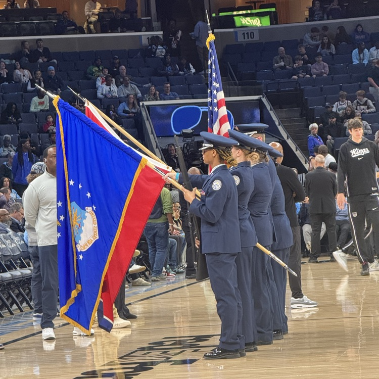 Fun night for GCT JROTC presenting the colors and attending the Memphis Grizzlies Game. Great Day To Be An Eagle! 🦅 