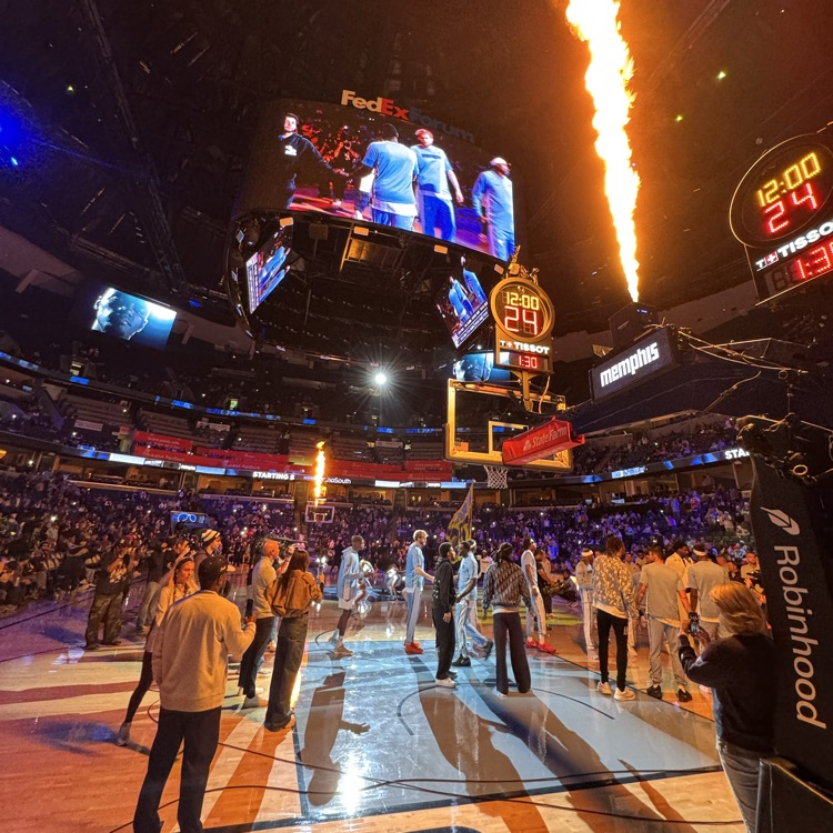 Fun night for GCT JROTC presenting the colors and attending the Memphis Grizzlies Game. Great Day To Be An Eagle! 🦅 