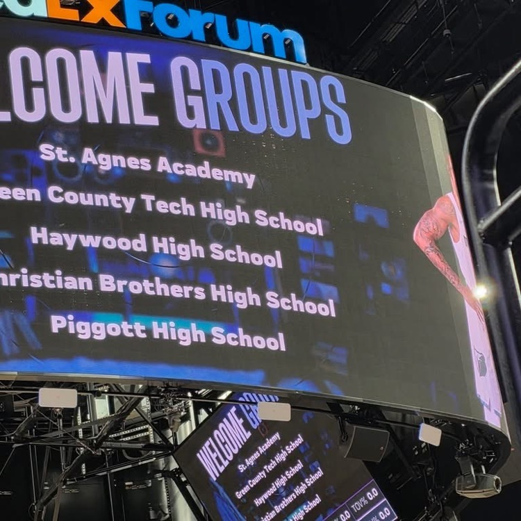 Fun night for GCT JROTC presenting the colors and attending the Memphis Grizzlies Game. Great Day To Be An Eagle! 🦅 