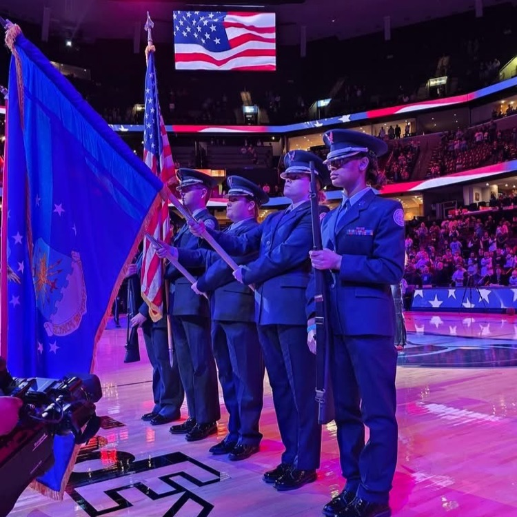 Fun night for GCT JROTC presenting the colors and attending the Memphis Grizzlies Game. Great Day To Be An Eagle! 🦅 