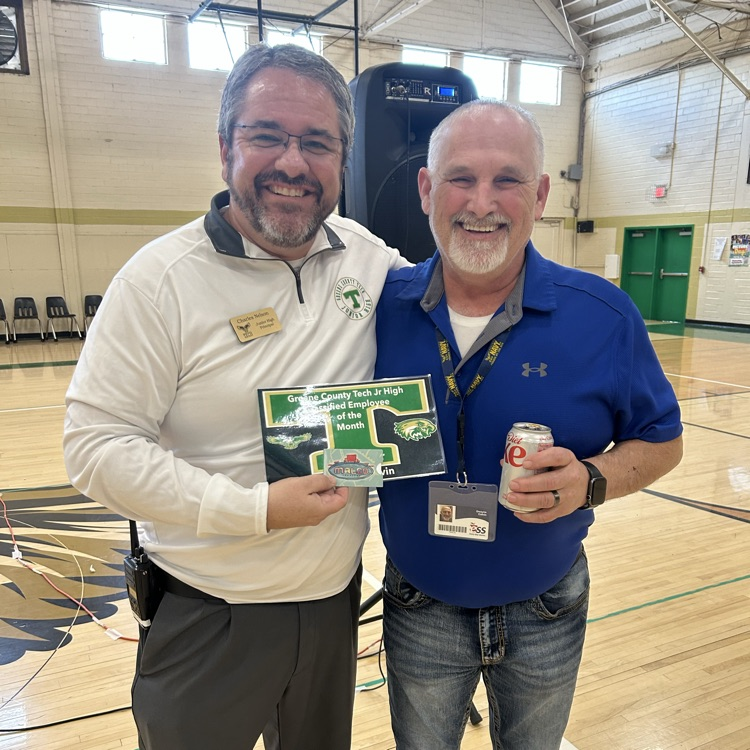 Congrats Dewayne Colvin - December Classified Staff of the Month! 