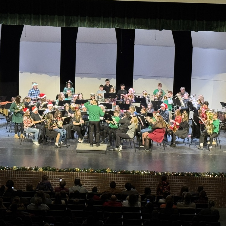 GCT Bands Christmas Concert. Great Day To Be A Concert Band Christmas Eagle! 🦅