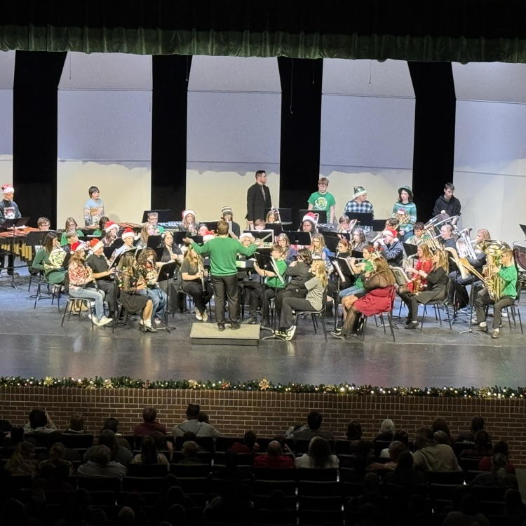 GCT Bands Christmas Concert. Great Day To Be A Concert Band Christmas Eagle! 🦅