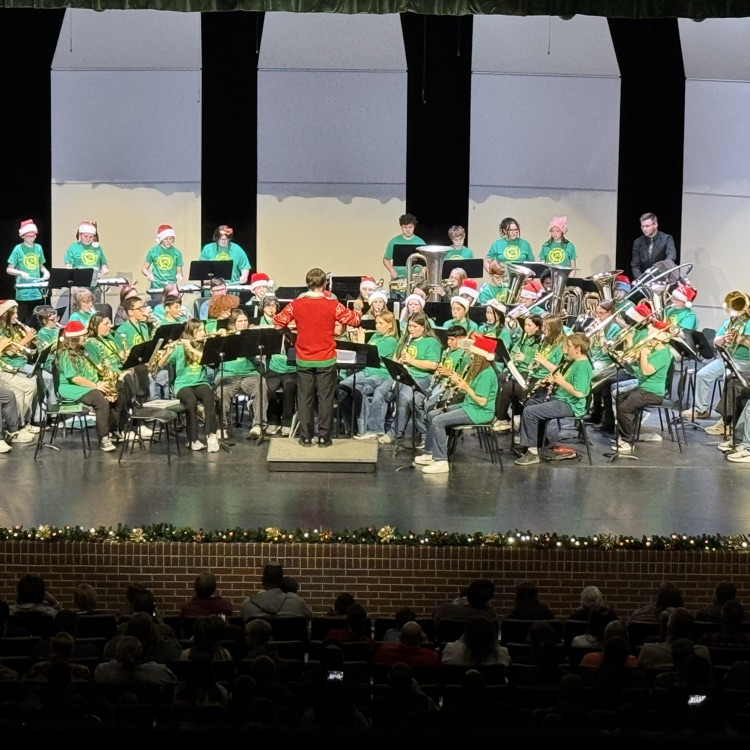 GCT Bands Christmas Concert. Great Day To Be A Concert Band Christmas Eagle! 🦅