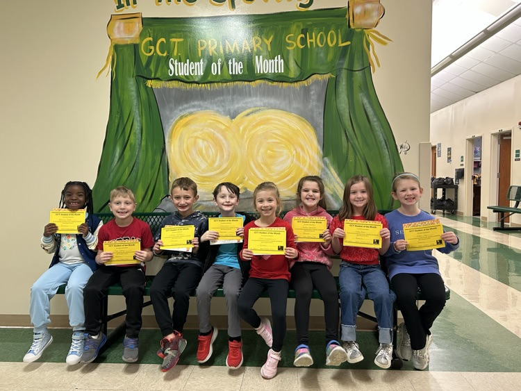 Congratulations to our December Students of the Month! We are so proud of you.