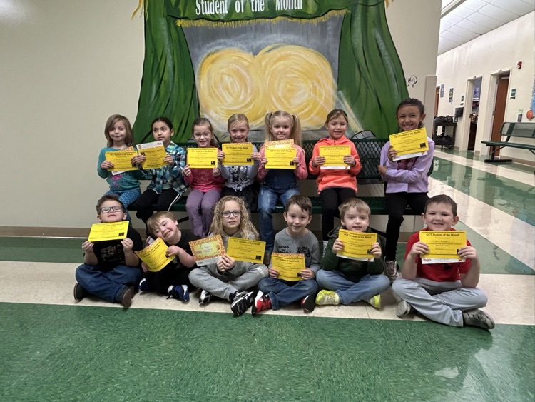 Congratulations to our December Students of the Month! We are so proud of you.