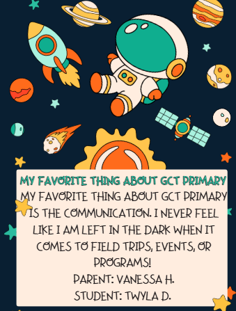 My favorite thing about GCT Primary