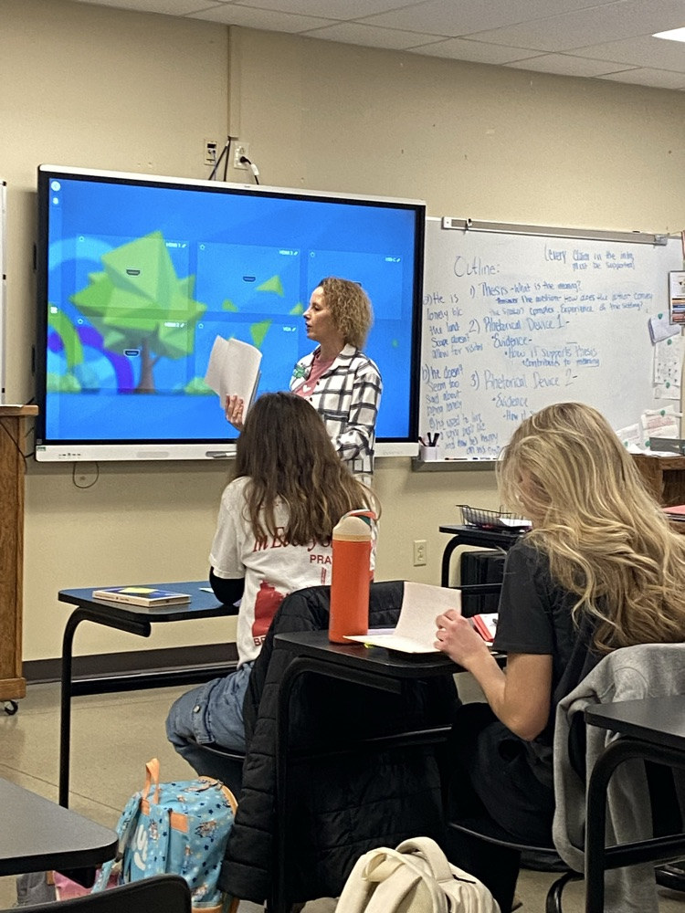 Mrs Dean talking about scholarships