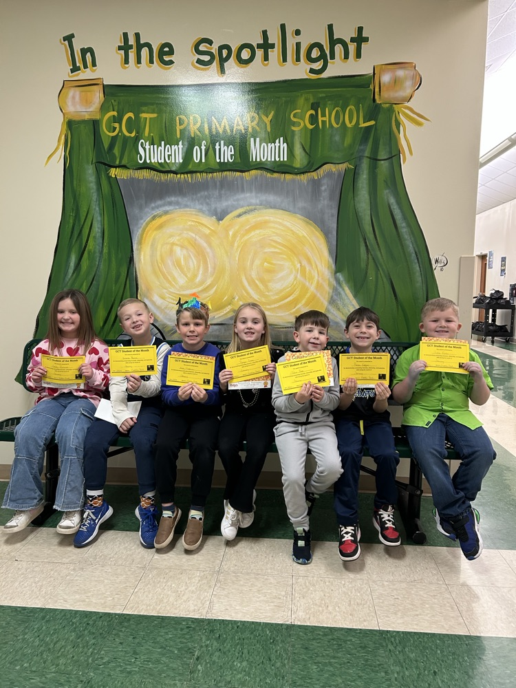 ✨ GCT Primary – January Students of the Month! ✨🦅