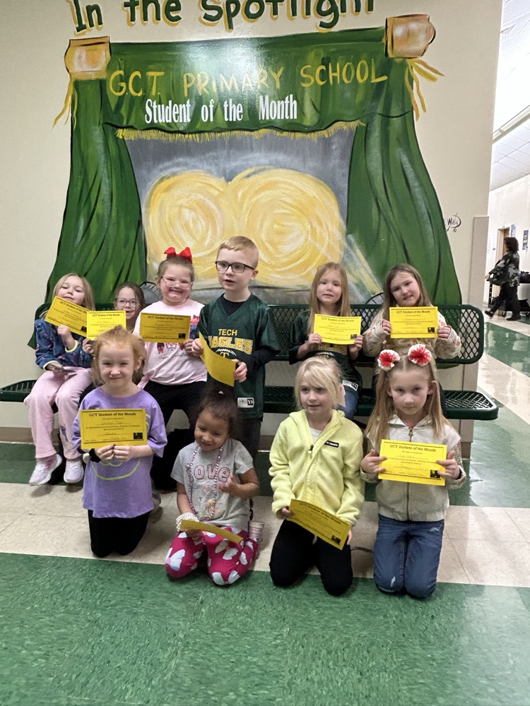 ✨ GCT Primary – January Students of the Month! ✨🦅