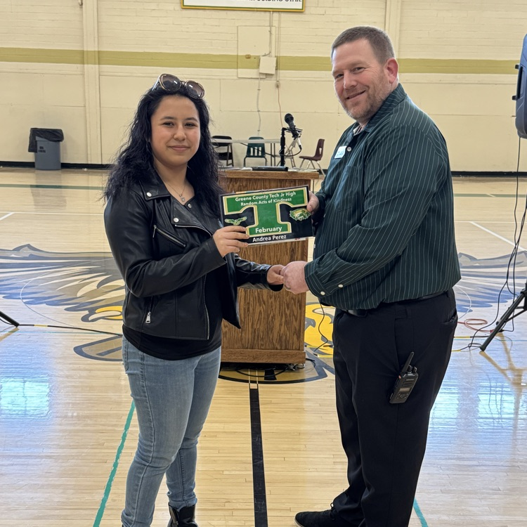 Congrats to our GCTJHS February Random Acts of Kindness Winners. Thr students doing the right things even when they think no one is looking. Great Students and another reason why It Is A Great Day To Be A Jr Eagle! 🦅