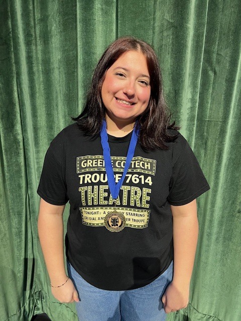 Student in Thespian troupe