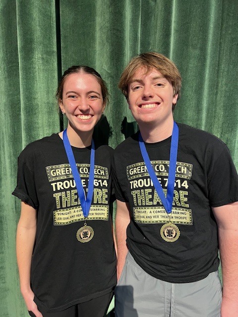 Student in Thespian troupe