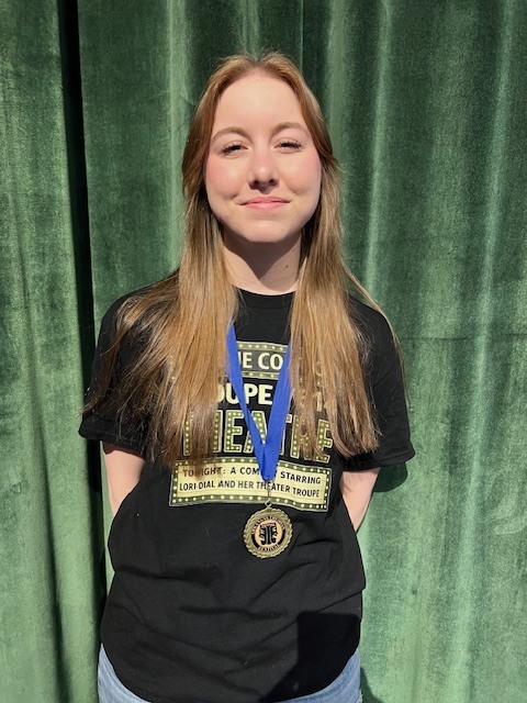 Student in Thespian troupe