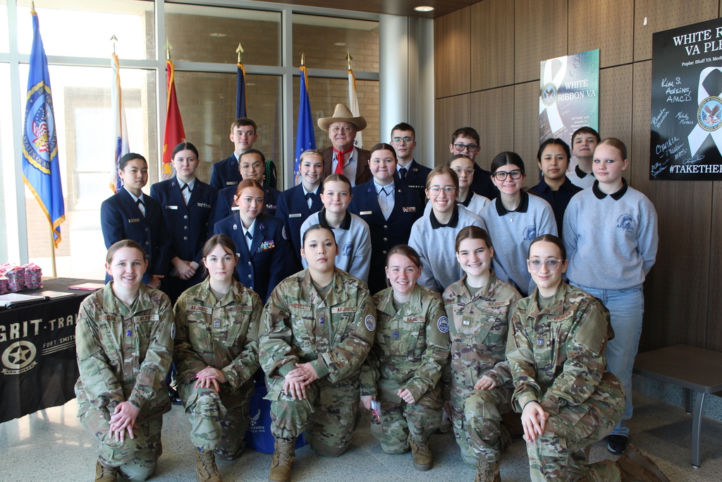 Cadets with John T. Wayne