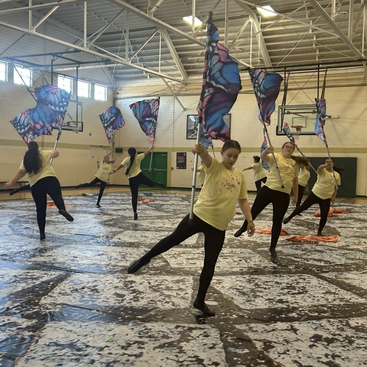 Thank you to the GCT Color Guard for performing and entertaining GCTJHS during Thursday Refreshments! GCT Band Rocks!