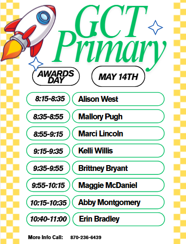 2025 Awards Day Schedule