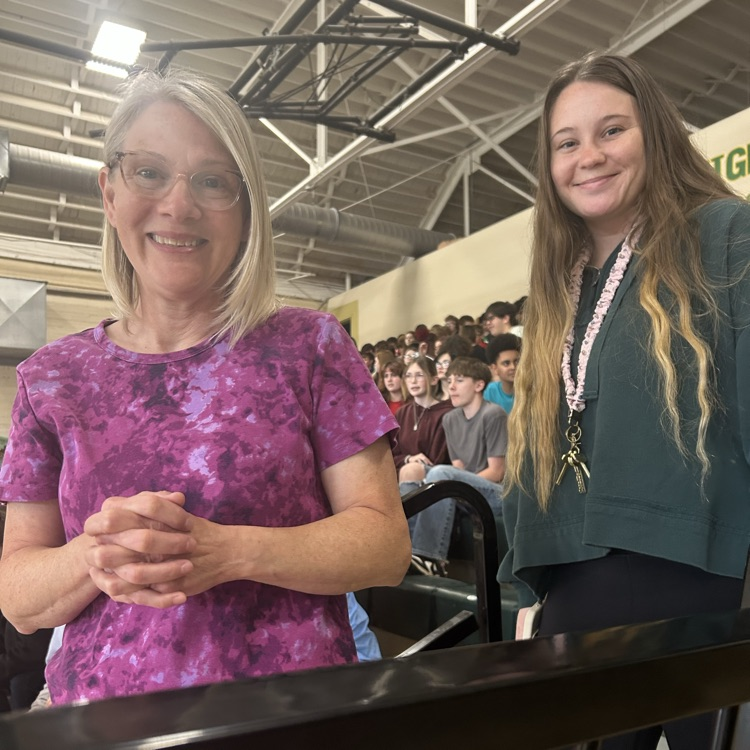 Congrats to our Staff Members of the Month: Teacher: Karen Hodge & Classified: Myranda Compton. Great Dat To Be A Jr Eagle! 🦅 