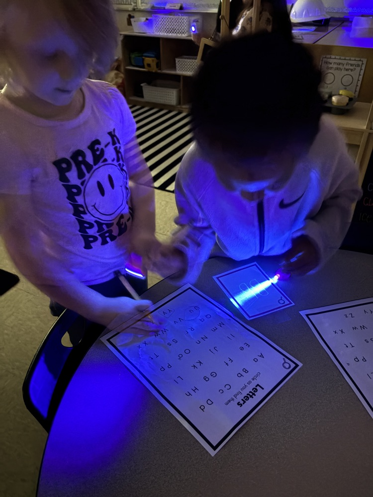 blue light scavenger hunt