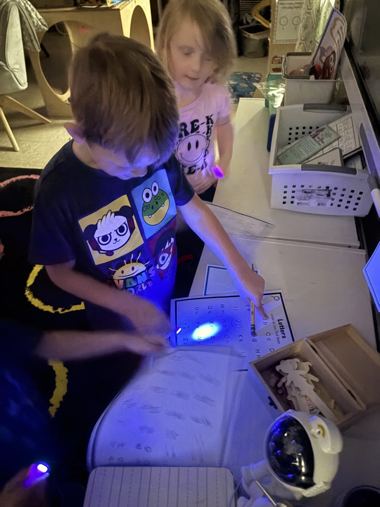 blue light scavenger hunt