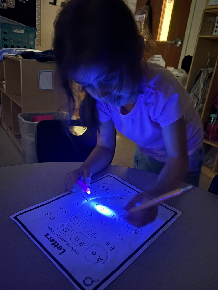 blue light scavenger hunt