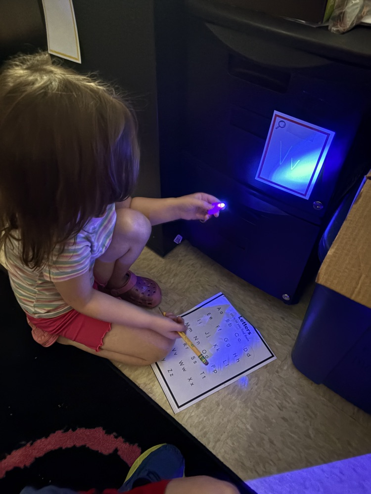 blue light scavenger hunt