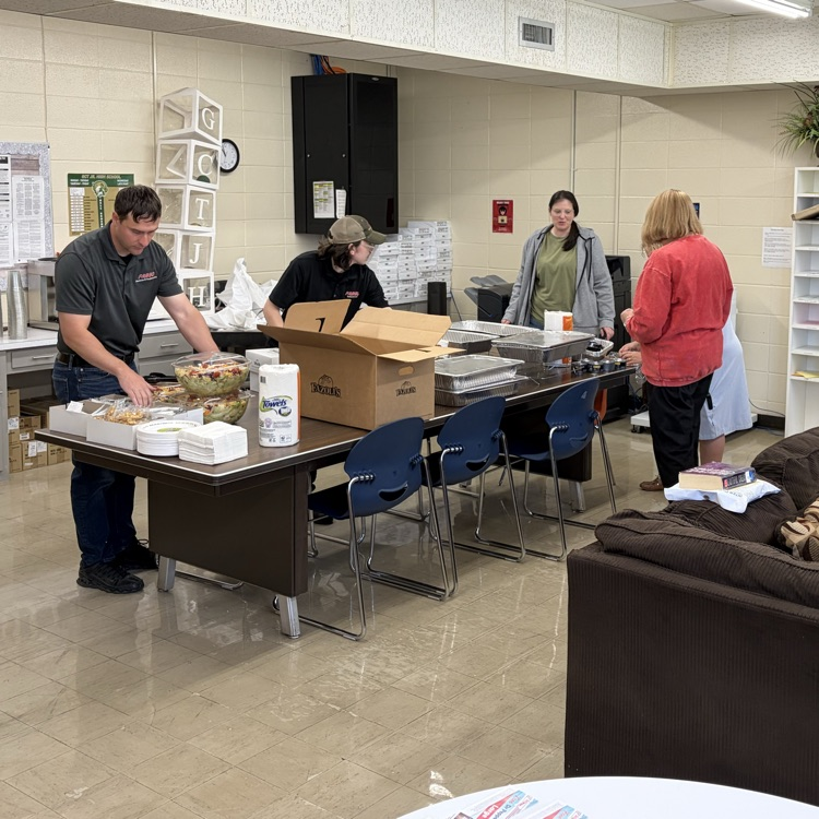 Thank you to Fabco for providing Fazoli’s lunch for our GCTJHS staff on Monday! It was greatly appreciated. Great Day To Be A Jr Eagle! 🦅