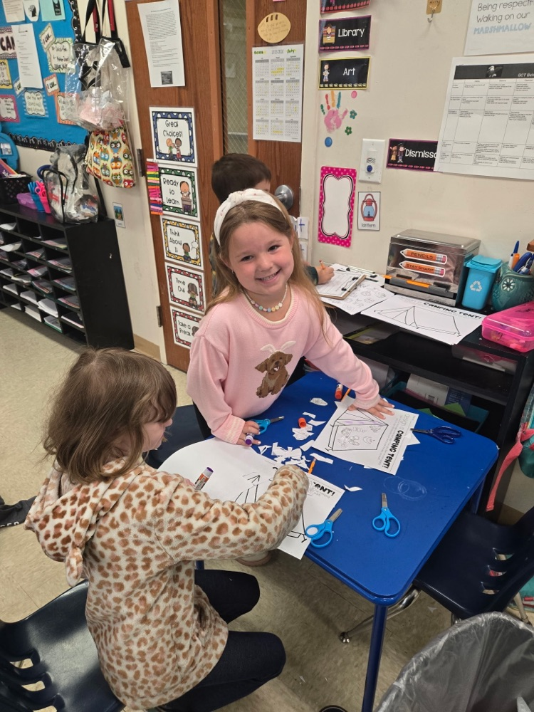 We celebrated the end of Atlas testing with a Kindergarten Campout.