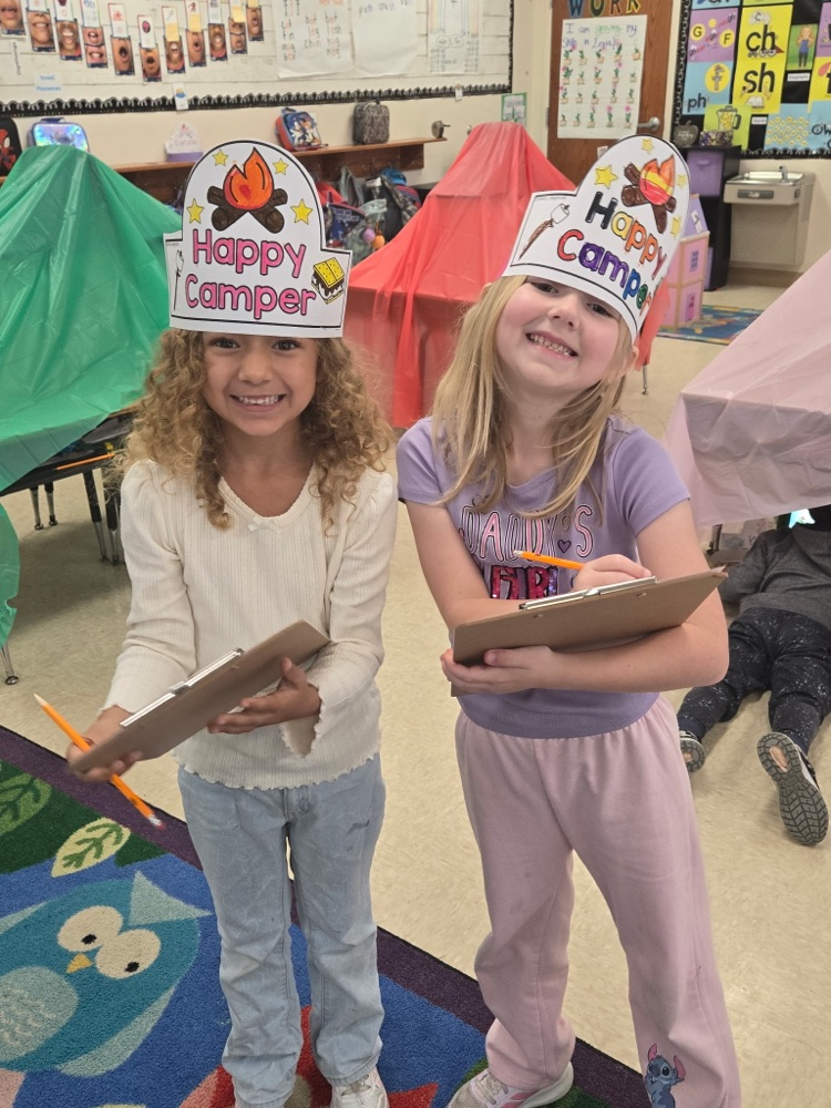 We celebrated the end of Atlas testing with a Kindergarten Campout.