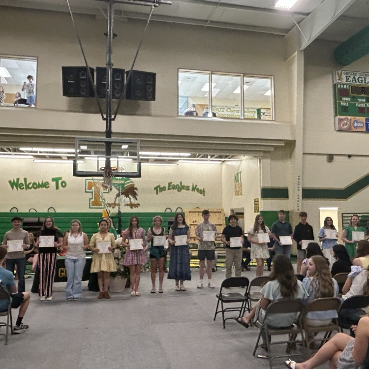 Congrqts to all our 9th grade award winners @ GCTJHS! Thank you for a great year and we hope everyone has a great summer. Great Day To Be A Jr Eagle! 🦅