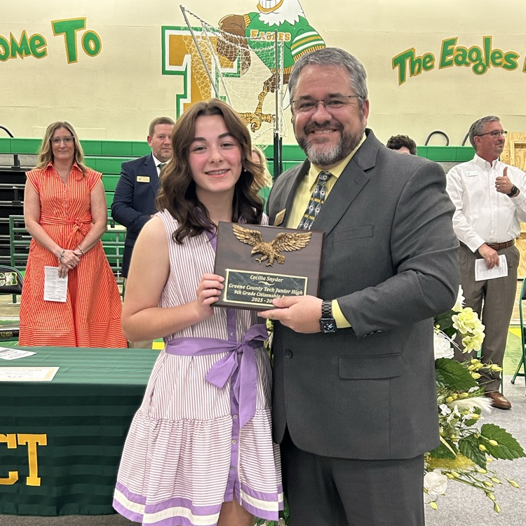 Congrats to all our 9th grade award winners @ GCTJHS! Thank you for a great year and we hope everyone has a great summer. Great Day To Be A Jr Eagle! 🦅