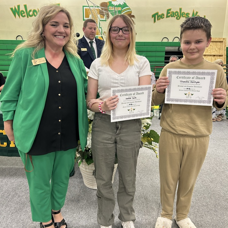 Congrats to all our 8th grade award winners @ GCTJHS! Thank you for a great year and we hope everyone has a great summer. Great Day To Be A Jr Eagle! 🦅